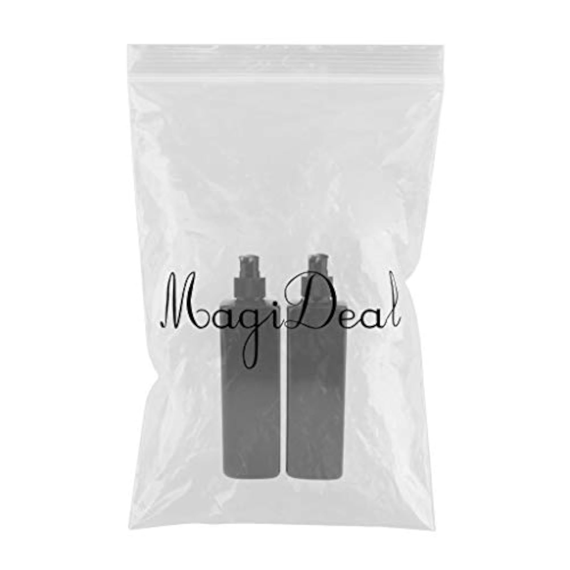 2Pcs Empty Poly Shampoo Bottles with Lotion Pumps 500ML